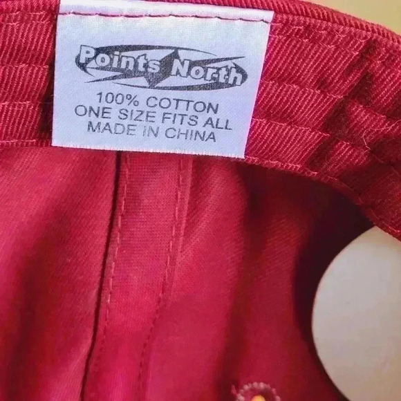 New W/O Tag Vintage Pheasants Forever Hunting Trucker Hat Adjustable Burgundy - Picture 6 of 8